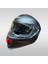 865 Solid Matt Black Double Visor Kapalı Kask 2