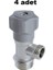 Taharet Musluğu Gri Volanlı 1/2 x 3/8 2