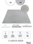 Garden 8208 Gri Yıkanabi r Kesme Yolluk Koridor Halısı Kaymaz Çocuk Odası Halı Ki m 2