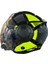 Kask Sway SW-766 Geko Black/yellow Çenesiz Güneş Gözlüklü 2