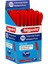 Tükenmez Kalem Polo 0.7mm Kırmızı 50'li Kutu 4