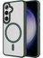 Samsung Galaxy S24 Kılıf Flet Sert Pc Arka Yüzey Wireless Şarj Özellikli Silikon + Ekran Koruyucu 1