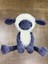 32 x 31 cm Dokuma Peluşlı Mavi Ayı Arma Yama Dikiş Hobi Kot Aksesuarı 1