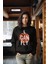 Premium Can Fly Basketball Tarz Baskılı Kadın Bisiklet Yaka Sweatshirt 2