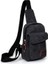 Erkek Günlük Crossbody Çanta Kanvas Omuz Çantaları Crossbody Çanta Moda Omuz Çantaları Siyah (Yurt Dışından) 1