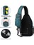 Crossbody Sling Sırt Çantası Sling Çanta Seyahat Yürüyüş Göğüs Çantası Sırt Çantası, Yeşil (Yurt Dışından) 4