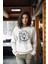 Just Be Cool Black Bear Kadın Bisiklet Yaka Sweatshirt 3