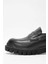 Erkek Deri Siyah Loafer Ayakkabı 698 1082-7 Erk Ayk SK23/24 Syh Fltr/ptn 4