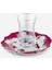 Allure Pembe Porselen Çay Tabağı Seti 15 cm 3
