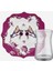 Allure Pembe Porselen Çay Tabağı Seti 15 cm 4