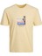 Jack & Jones Jorlucca Erkek Sarı T-Shirt 12253613-ItalianStraw 1