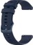 Honor Watch 4 Pro Kordon Benekli Kancalı Silikon Lacivert 1