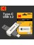 K273 256Gb.Type-C ve USB 3.2 Type-C Girişli Tüm Cihazlara İphone15/16 Serisine Uygun ve İphone Dönüştürücü Hediye Yüksek Hızlı Usb Otg Flash Bellek Çift Giriş Metal Sağlam Orjinal 2