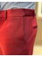 Italyan Stil Slim Fit Erkek Pantolon Bordo T7897 3