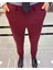 Italyan Stil Slim Fit Erkek Pantolon Bordo T7897 4