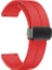 Casestreet Zeblaze Ares 3 Pro Kordon Silikon Mıknatıslı Ayarlanabilir HS19 Kırmızı 1