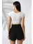 Bel Korseli Taytlı Şort Lazerli / Women's Waıst Corset Wıth Tıghts Shorts Athlete 5