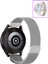 Huawei Watch Gt3 Pro 43MM Seramik Uyumlu Kordon Hasır Metal Örgü Mıknatıslı Milano Kayış 2