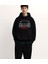 Toyota Supra Baskılı Kalın Pamuklu Oversize Unisex Siyah Sweatshirt 1
