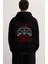 Toyota Supra Baskılı Kalın Pamuklu Oversize Unisex Siyah Sweatshirt 2
