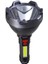 El Feneri USB Şarjlı El Feneri Süper El Feneri Avcı Feneri Balıkçı Feneri 8000 Lümen PT-6104 2
