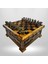MC24 Metalicraft Metal Satranç Takımı – Ceviz Hazneli Kilitli Tahta– El Yapımı Miniature Metal Taşlar 1