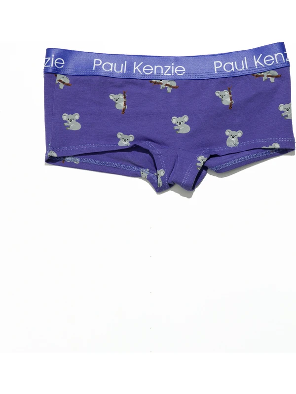 Paul Kenzie Desenli Kadın Boyshort Külot – Eco Characters – Koala