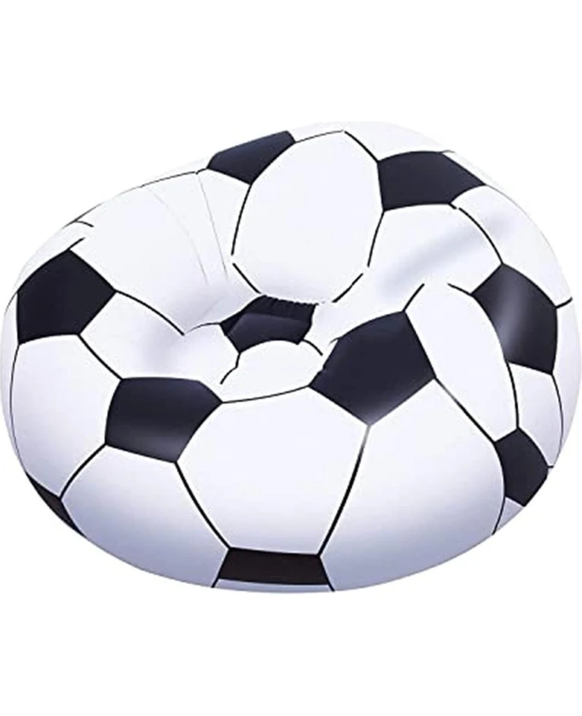 Resim Bestway Up In & Over Futbol Topu Şeklinde Şişme Koltuk 114 x 112 x 66 cm 