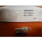 30V 50 Ma 7X28 F9 Ampul 10 Ad.