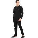 D'S Damat Regular Fit Cotton Pijama Takımı K.lacivert