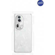 Wrapsol Oppo Reno 11 Pro Mat Arka ve Yan Koruyucu Tpu Film
