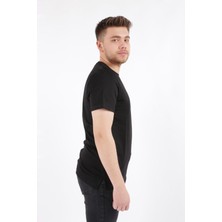 Cazador 4023 Cazador Erkek  T-Shirt Siyah