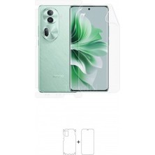 Wrapsol Oppo Reno 11 Ön, Arka ve Yan 360 Derece Tam Kaplama Poliüretan Film