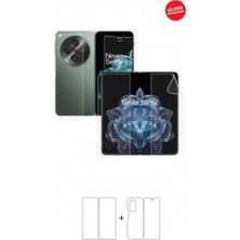 Wrapsol Oneplus Open Ön, Arka ve Yan 360 Derece Tam Kaplama Tpu Film