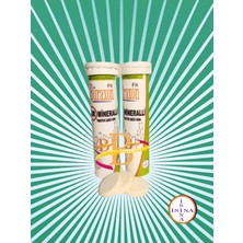 Buraxon Fit Bor İçeren Gıda Takviyesi Vitaminler ve Mineraller Efervesan Tablet
