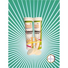 Buraxon Fit Bor İçeren Gıda Takviyesi Vitaminler ve Mineraller Efervesan Tablet