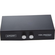 Ancheyn VGA Switch Çoklayıcı Ekran ve Kasa Çoğaltıcı 2 Ekran 1 Kasa Veya 2 Kasa 1 Ekran 4675