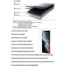 HANPORIUM Huawei P30 Pro Kavisli Ekran Koruyucu Nano Pet Film - Ultra Darbe Emici Etkin Koruma - Ekranı Tam Kaplar