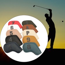 Wetnwind 10X Pu Golf Demir Kafa 3,4,5,6,7,8,9,a,s, Çok Renkli Kafa1 (Yurt Dışından)