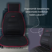 Space Oto Koltuk Minderi, Volkswagen Araçlarla Uyumlu 2'li Set Özel Tasarım Minder Premium