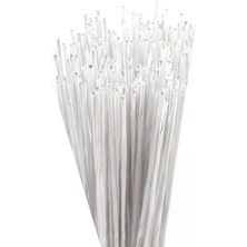 Roco Paper Co.Çiçek Teli No:26 (0.8mm) - 50 Adet 60 cm - Beyaz