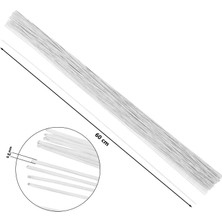Roco Paper Co.Çiçek Teli No:26 (0.8mm) - 50 Adet 60 cm - Beyaz