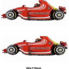 Rönesans Parti Formula 1 Arabası Figürü Folyo Balon 52*110 cm 2 Adet