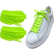 İpekbazaar Exclusive 120 cm Yassı Spor Ayakkabı Bağcığı, Çift Katmanlı Örgülü Sneakers Bağcık, 1 Çift