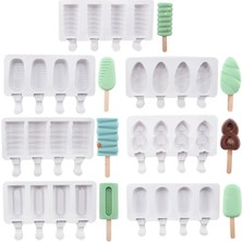 Yaci Shop L 61 Adet Tarzı Dıy Silikon Kalıpbaking Pan Dondurma Kalıpları Kek Popsicle Cakesicles Çikolata Pasta ve Fırın Mutfak Aletleri Aksesuarları (Yurt Dışından)