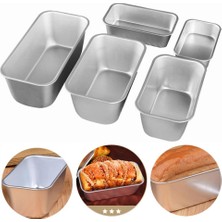 Yaci Shop 120X70X38MM Stili Bakeware Somun Tava Alüminyum Kar Tost Kutusu Peynir Kutusu Pişirme Kızartma Brownie Dikdörtgen Kek Küçük Tost Ekmeği Kalıbı Kek Kalıbı 2021 (Yurt Dışından)