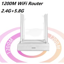 Decisive 1200M Wifi Router 2.4g+5.8g 802.11AC 4X1000MBPS Yönlendirme+Köprüleme Modu Desteği 64 Kullanıcı 4 Anten Cpe Ab Tak (Yurt Dışından)