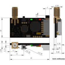 Decisive SX1278 433M Lora Kablosuz Modül Uart Seri Verici Alıcı Modülü (Yurt Dışından)