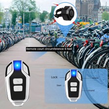 Decisive Kablosuz Bisiklet Hırsız Alarmı USB Elektrikli Motosiklet Scooter Bisiklet Güvenlik Koruma Titreşim Alarmı (Yurt Dışından)