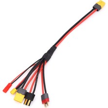 Decisive 20CM 16AWG 4.0mm Muz Fiş XT60 Ila 18AWG XT60 XT30 Dc5.5 Şarj Adaptörü Kablosu B6 Şarj Cihazı Rc Fpv(B) (Yurt Dışından)